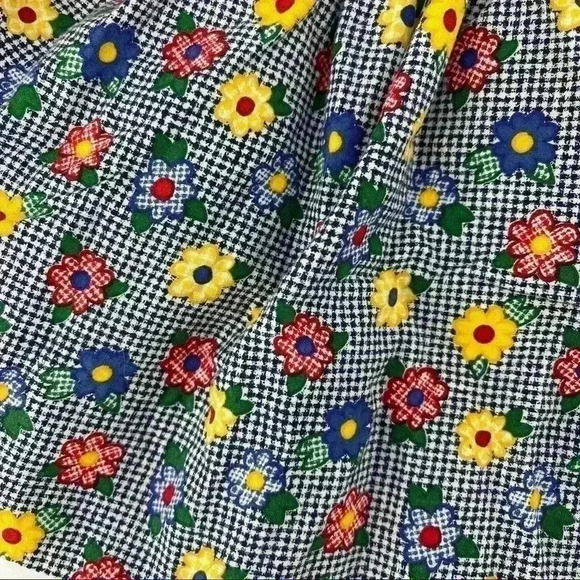 Dani Exclusive Design Toddler Girl Flowers Button Down Dress Size 12 Months - Picture 8 of 10